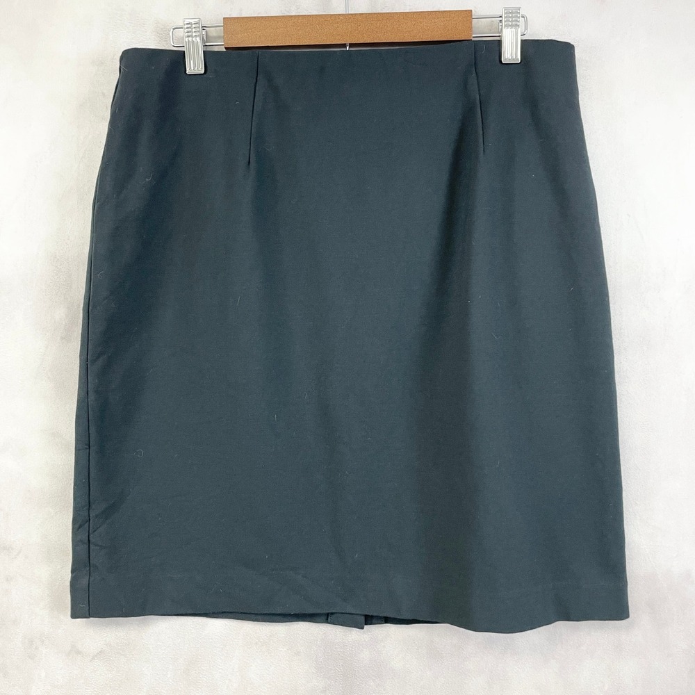 J Jill Womens Skirt Size Medium Petite Ponte Pencil Capsule Minimal Preppy Siren